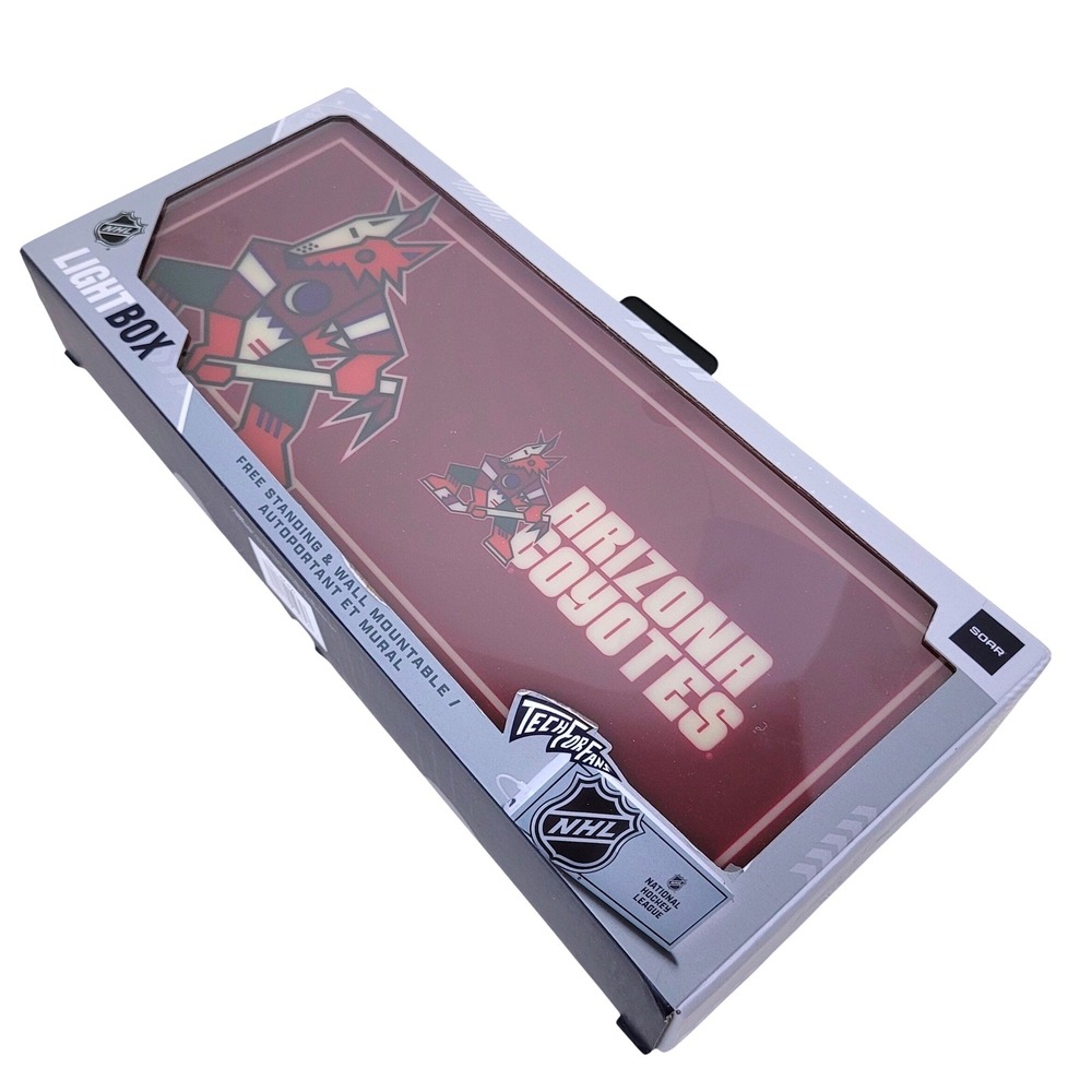 Arizona Coyotes NHL Lightbox Free Standing Wall Mountable 12 x 15 inches - SOAR
